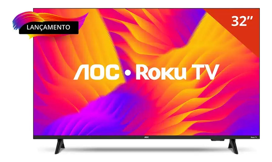 Smart Tv Aoc Dled 32 Wi-fi Roku Tv Quad Core 32s5155/78g - Image 1