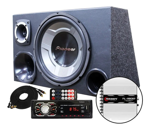 Som Completo Caixa Trio Aparelho Bluetooth Taramps Pioneer - Image 1