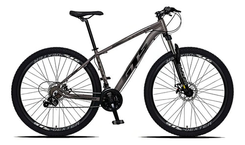 Imagem 1 de 3 de Bicicleta Aro 29 Gts Dexter 24 Marchas Freio A Disco Cor Grafite Com Preto Tamanho Do Quadro 21