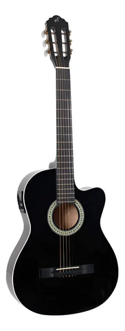 Violão Eletroacústico Giannini SF-14 CEQ Cordas de Aço Preto - Image 1