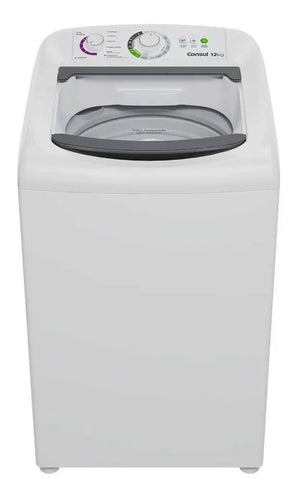 Imagem 2 de 3 de Máquina de lavar CWH12BB 12 kg com dosagem econômica e ciclo edredom cor branca Consul
